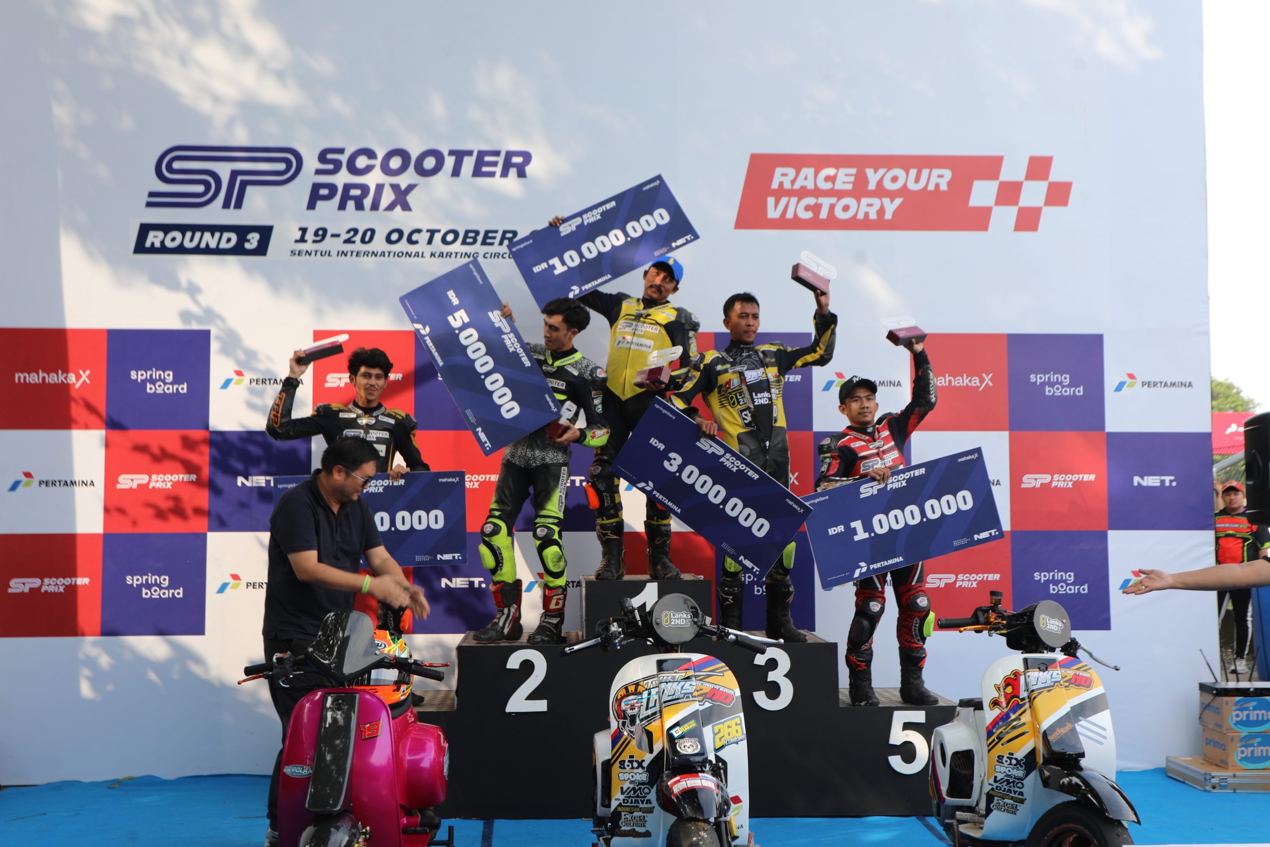 Intense Rivalries Ignite at Scooter Prix Round 3 as more than 300 Scooter Communities Rev Up the Competition!